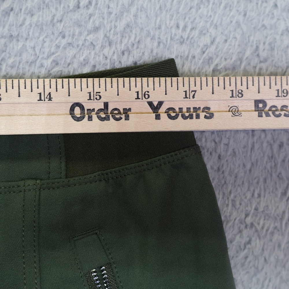 Athleta Headlands Hybrid Cargo II Tights 14 Olive Green Hiking Pants 467187-05 - Picture 6 of 9